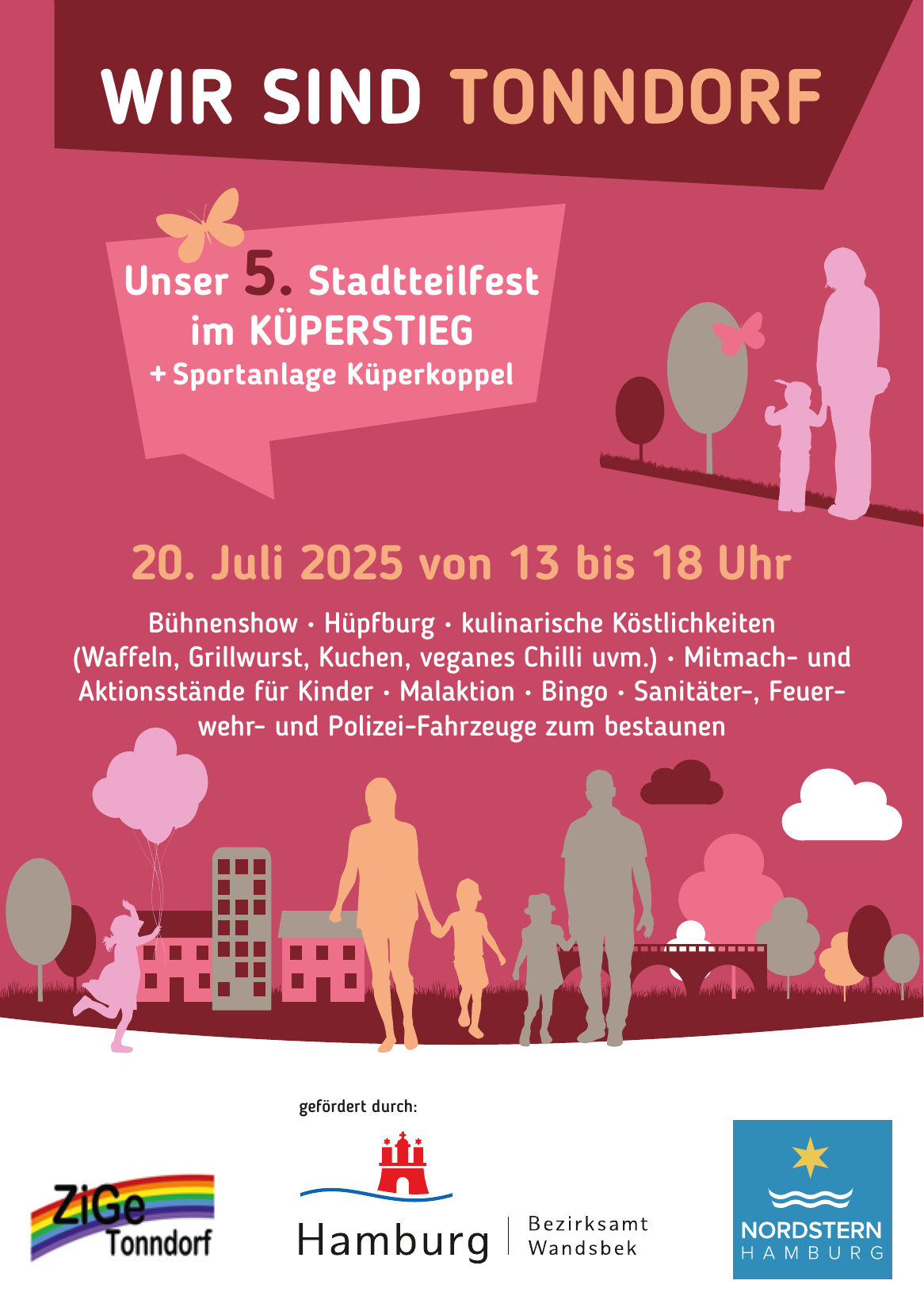 Handzettel Stadtteilfest Tonndorf 2025